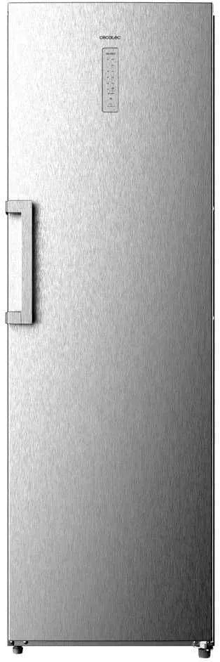 Cecotec Bolero CoolMarket 1D Réfrigérateur, 362 L, No Frost, Inverter, acier inoxydable, Hauteur 185 cm, Cecotec Réfrigérateur 1 Porte 362L Bolero