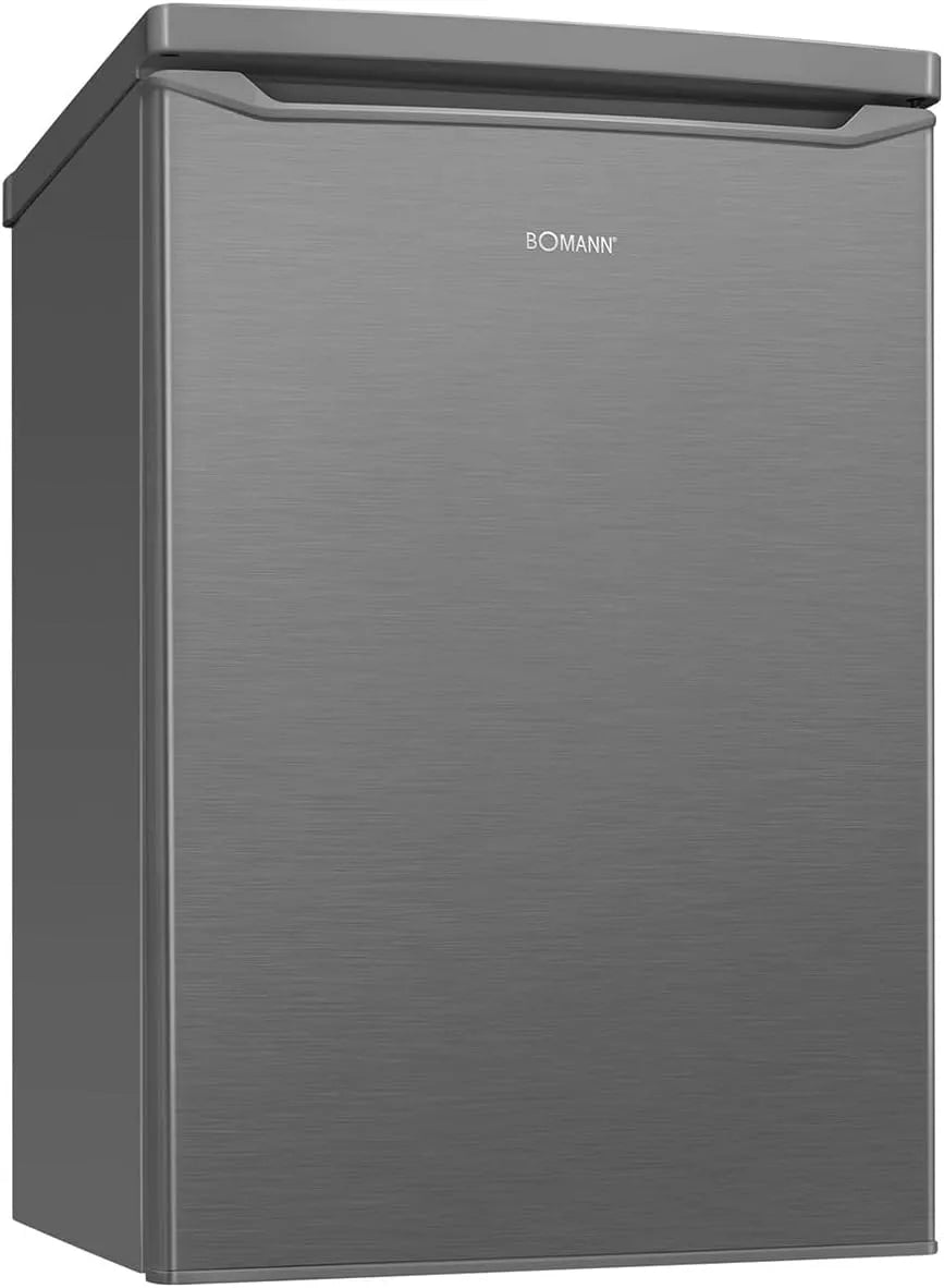 Bomann Congélateur, 109 L, compartiment congélateur, silencieux, acier inoxydable, armoire congélateur, KS 7251 inox, 109 litres, 2 clayettes