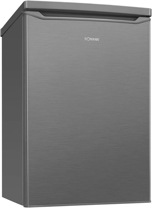 Bomann Congélateur, 109 L, compartiment congélateur, silencieux, acier inoxydable, armoire congélateur, KS 7251 inox, 109 litres, 2 clayettes