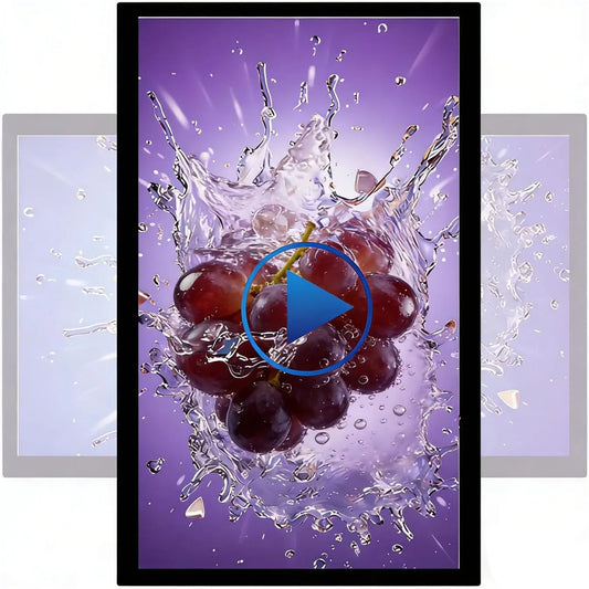 modèle 27in, 18.5' LCD TFT 1920x1080 & Rotation 270°, Petits Commerçants 27in, Écran D'affichage Publicitaire, USB, pour Points de Vente, Pratique