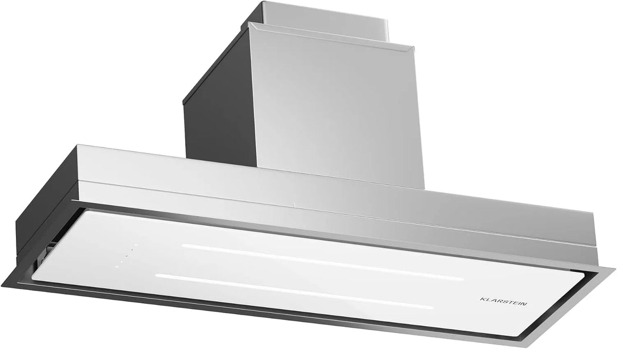 Klarstein Lave-vaisselle, silencieux, évacuation d'air silencieuse, débit d'air de 436, Hotte d'extraction avec filtre en aluminium compatible